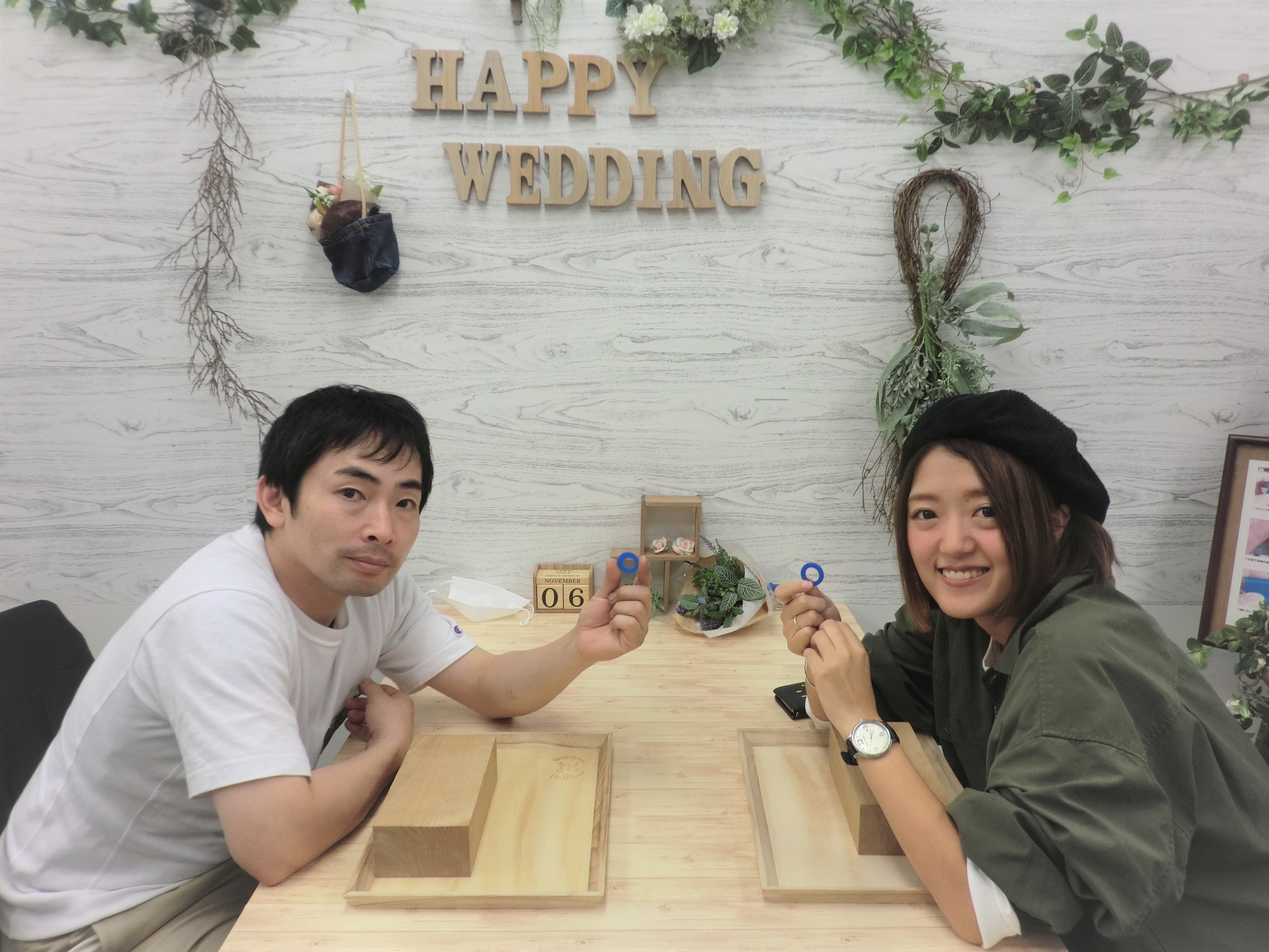 手作り結婚指輪 ストレートリング ハッピーリングストーリー